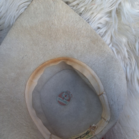 1940s felted wool‎ asymmetrical hat - Picture 5 of 16